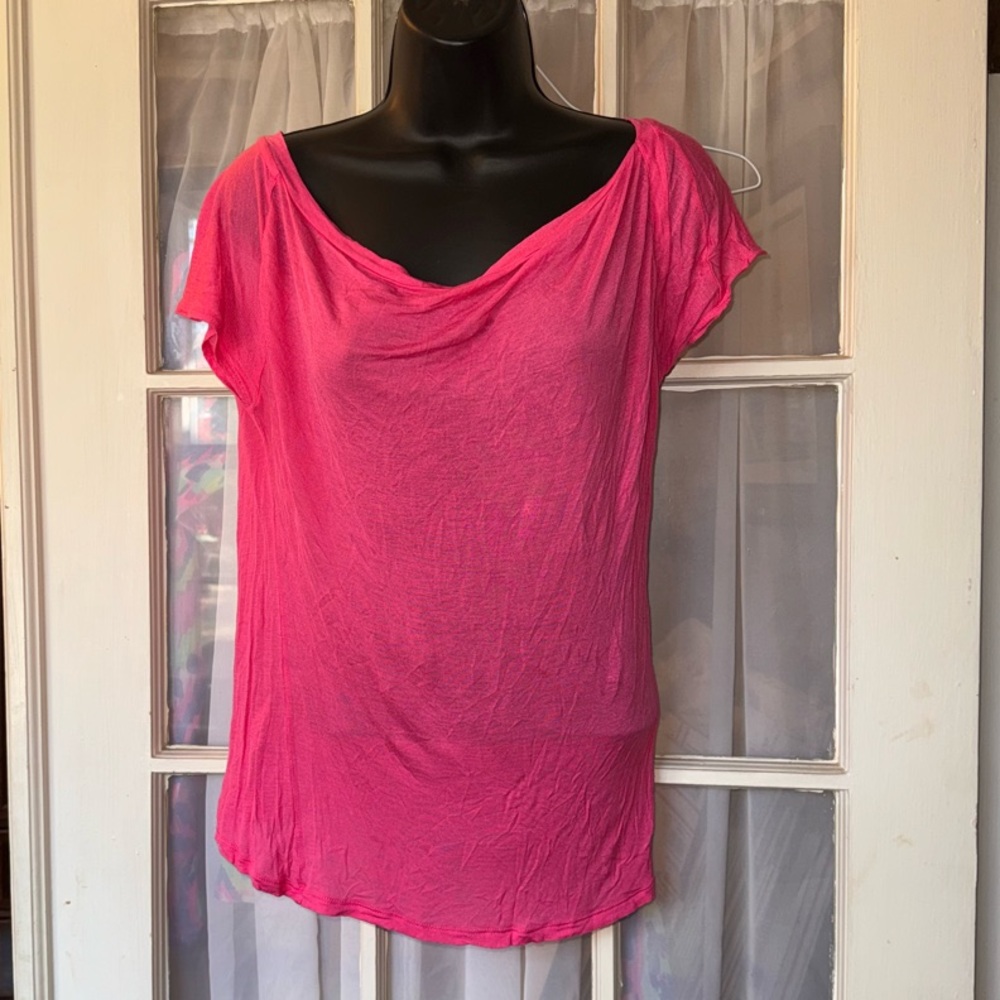 🥭 Mango 🩷 Pink Relaxed Short Sleeve Blouse